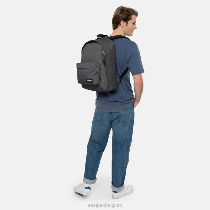 Eastpak niet op kantoor zwarte denim rugzakken J2ZH116