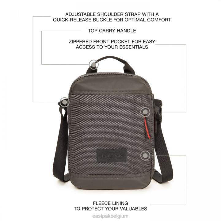 Eastpak de ene verbinding grijs schoudertas J2ZH244