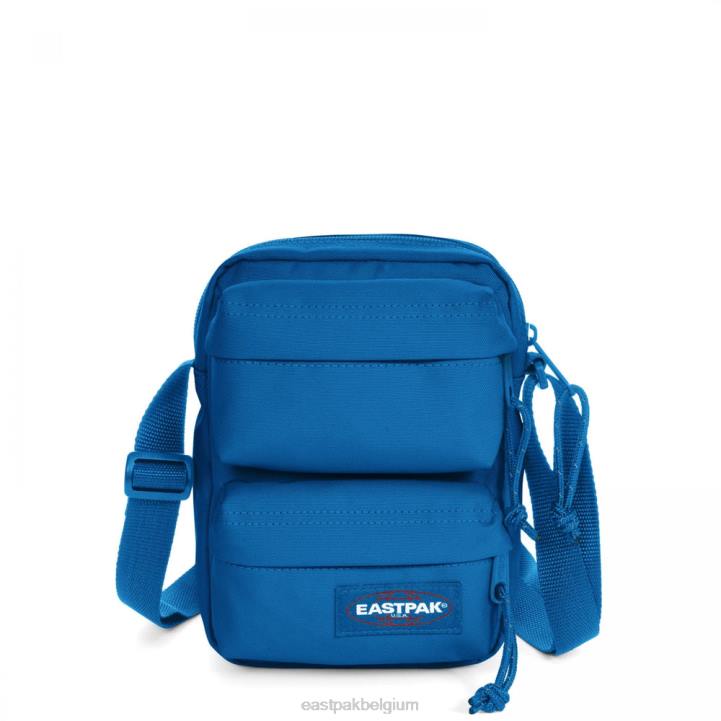 Eastpak de ene verdubbeld mysterieus blauw schoudertas J2ZH243
