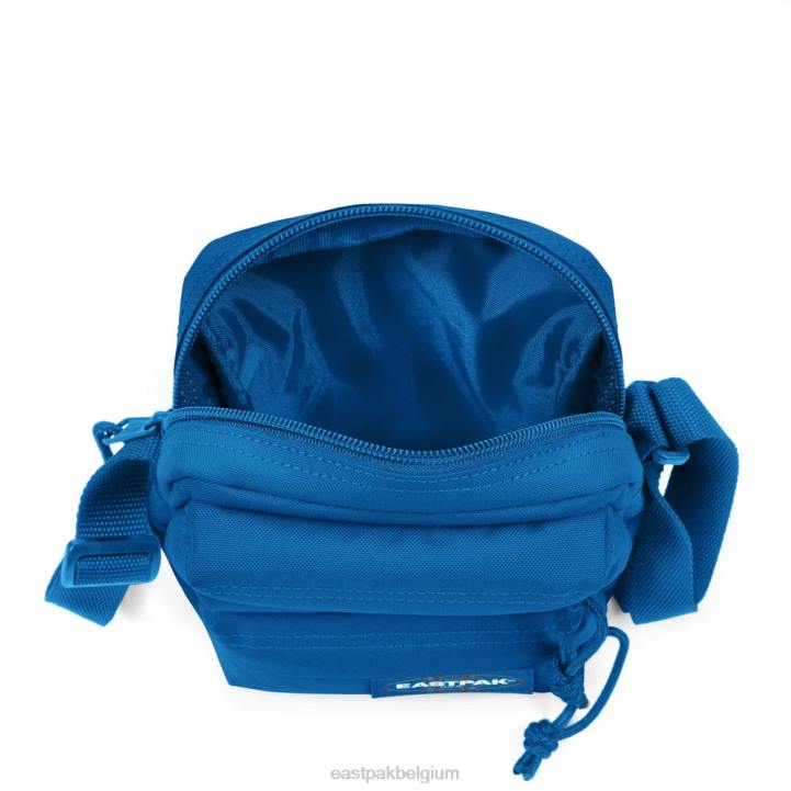 Eastpak de ene verdubbeld mysterieus blauw schoudertas J2ZH243