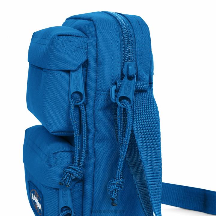 Eastpak de ene verdubbeld mysterieus blauw schoudertas J2ZH243