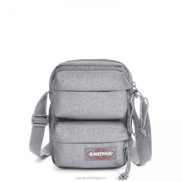 Eastpak de ene verdubbeld zondag grijs schoudertas J2ZH252