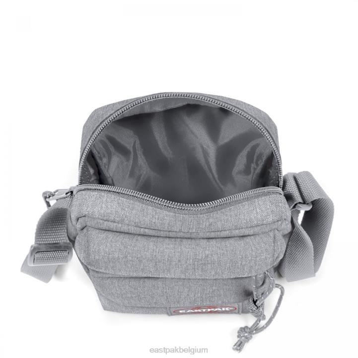 Eastpak de ene verdubbeld zondag grijs schoudertas J2ZH252
