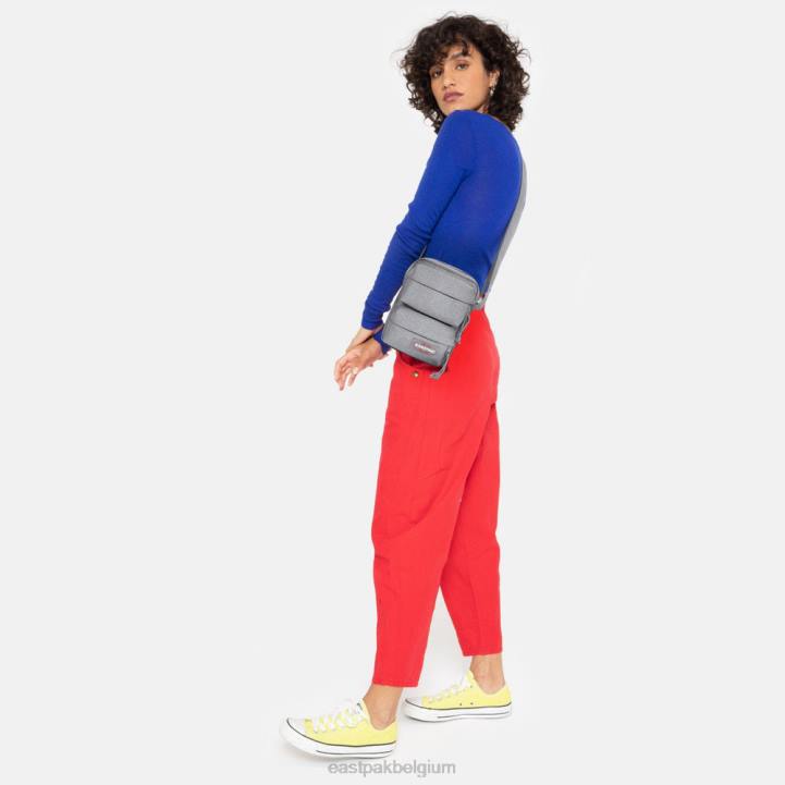 Eastpak de ene verdubbeld zondag grijs schoudertas J2ZH252