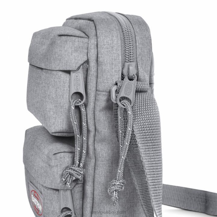 Eastpak de ene verdubbeld zondag grijs schoudertas J2ZH252