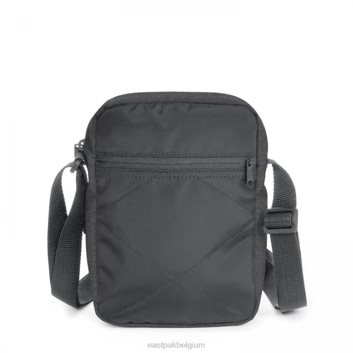 Eastpak de ene verdubbeld zwarte denim schoudertas J2ZH246