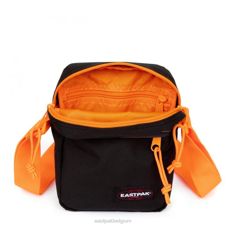 Eastpak degene contrast kwaliteit oranje schoudertas J2ZH260