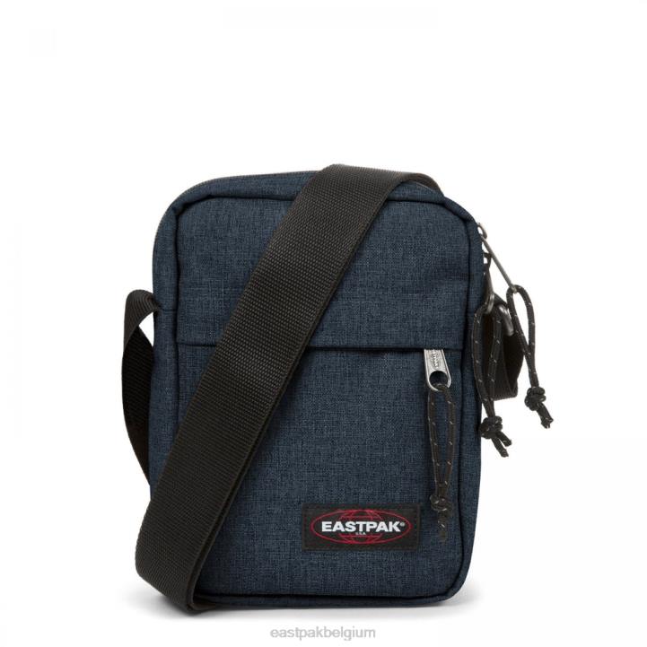 Eastpak degene driedubbel denim schoudertas J2ZH259