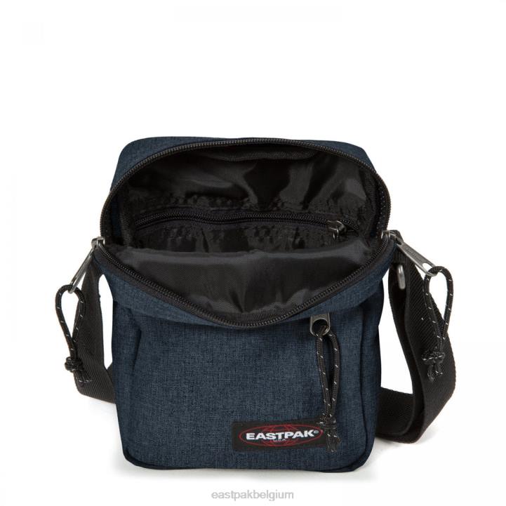 Eastpak degene driedubbel denim schoudertas J2ZH259