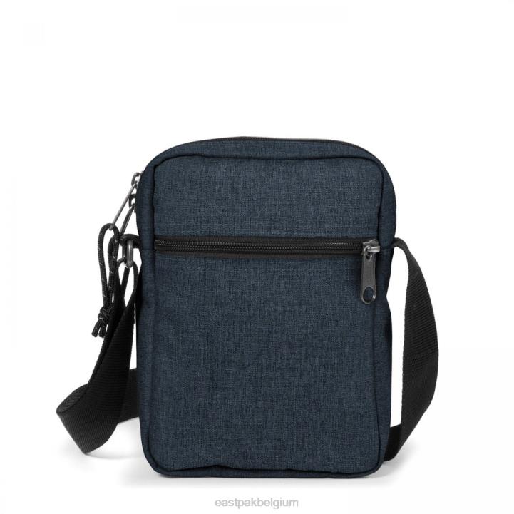Eastpak degene driedubbel denim schoudertas J2ZH259