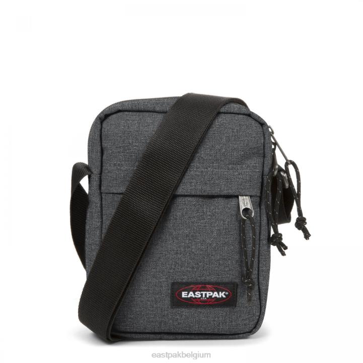 Eastpak degene zwarte denim schoudertas J2ZH245