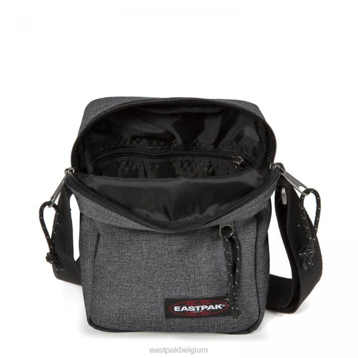Eastpak degene zwarte denim schoudertas J2ZH245