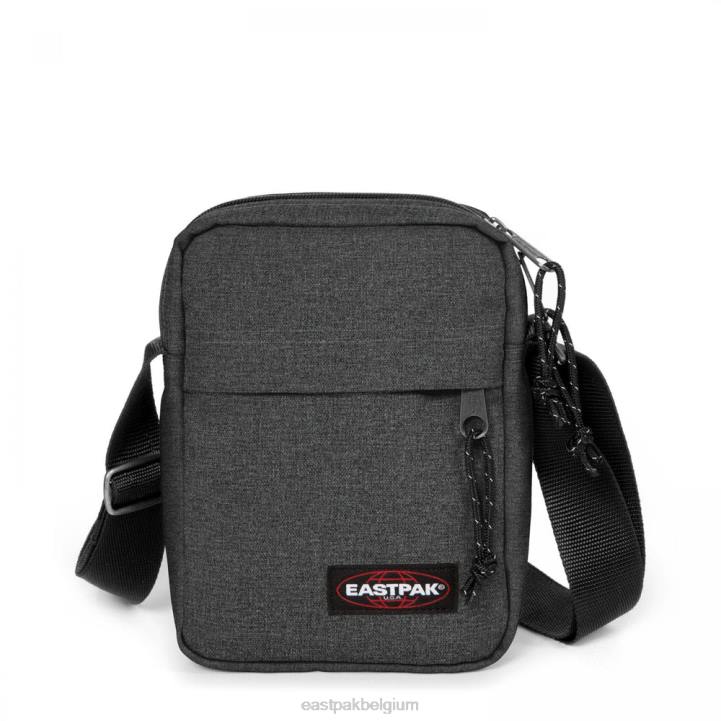 Eastpak degene zwarte denim schoudertas J2ZH245