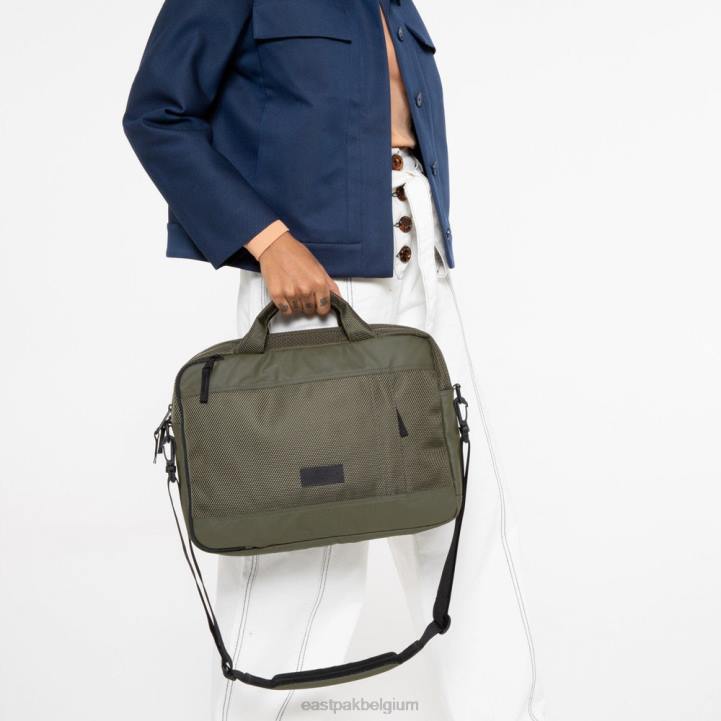 Eastpak handelen verbind kaki schoudertas J2ZH279