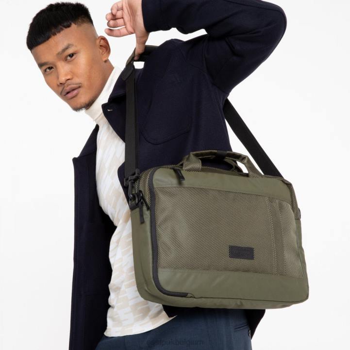 Eastpak handelen verbind kaki schoudertas J2ZH279