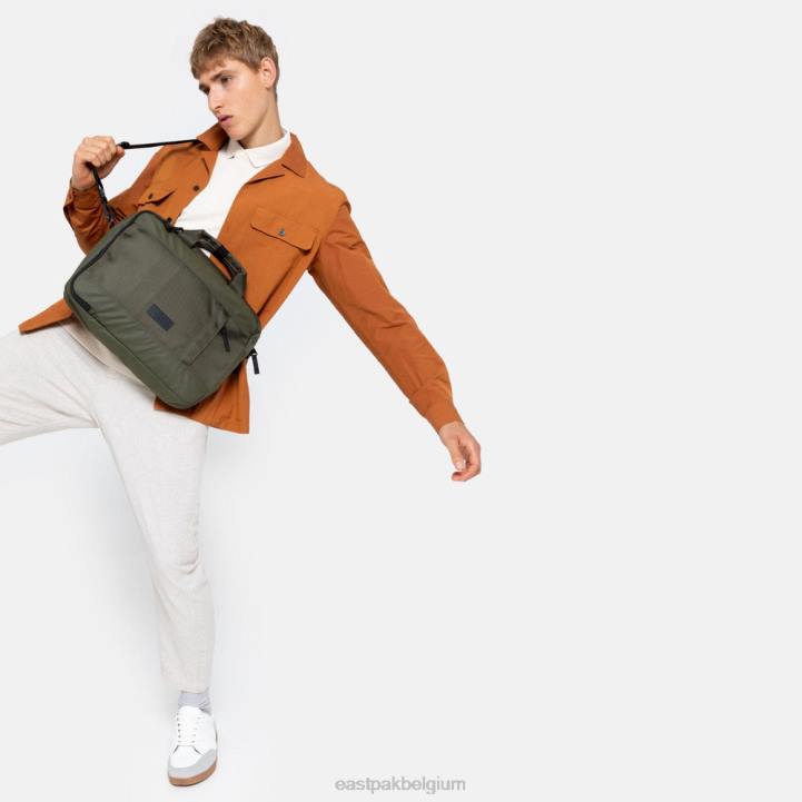 Eastpak handelen verbind kaki schoudertas J2ZH279
