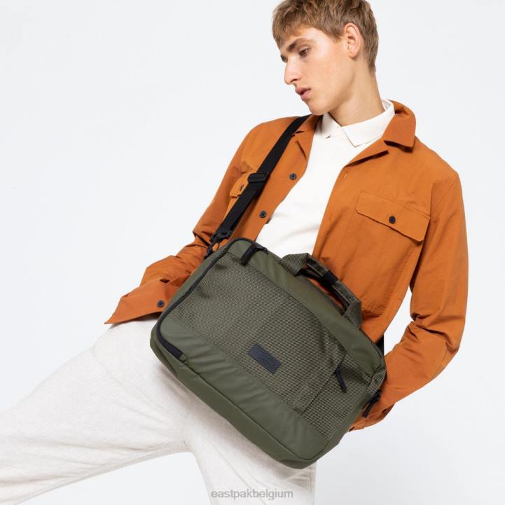 Eastpak handelen verbind kaki schoudertas J2ZH279
