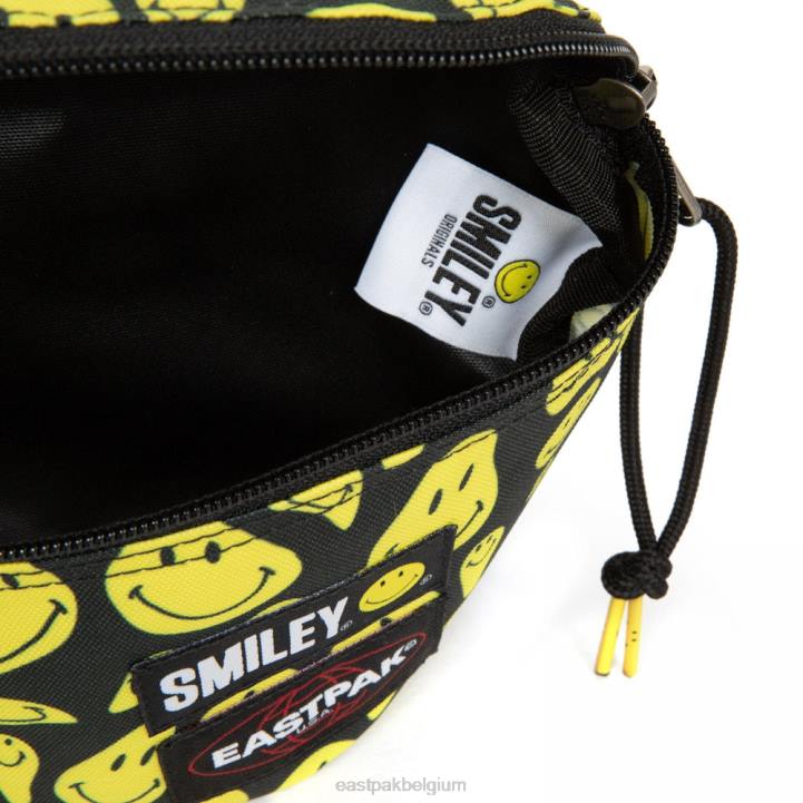 Eastpak springer smiley graffiti geel schoudertas J2ZH267