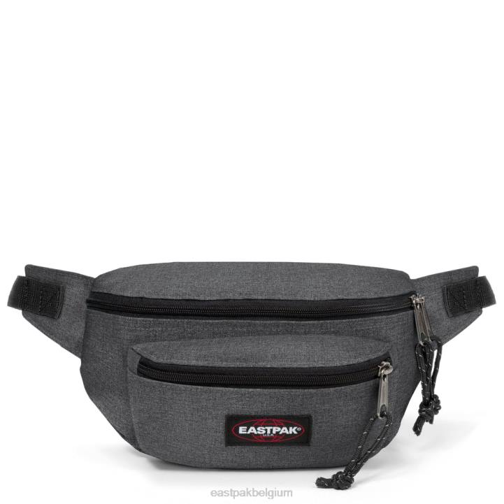 Eastpak doggy bag zwart spijkerstof ultra maritiem Tassen J2ZH299