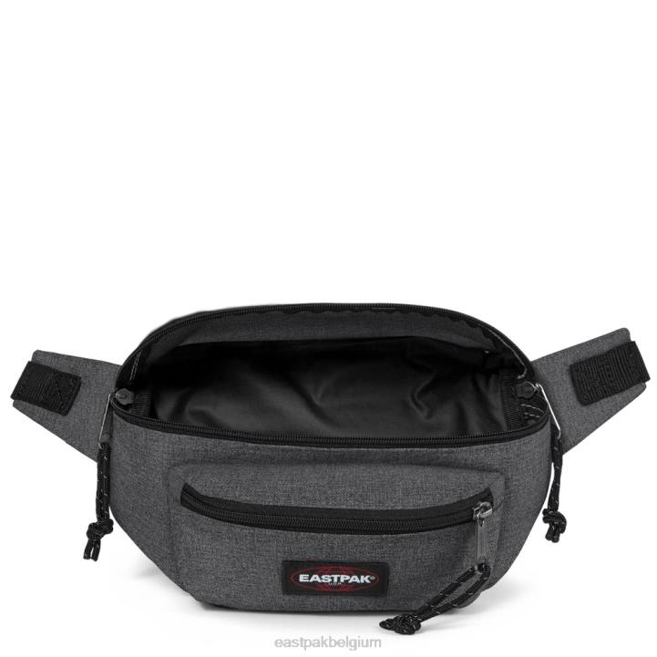 Eastpak doggy bag zwart spijkerstof ultra maritiem Tassen J2ZH299