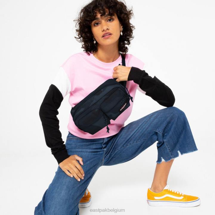 Eastpak heuptas dubbel casual camo marine Tassen J2ZH313